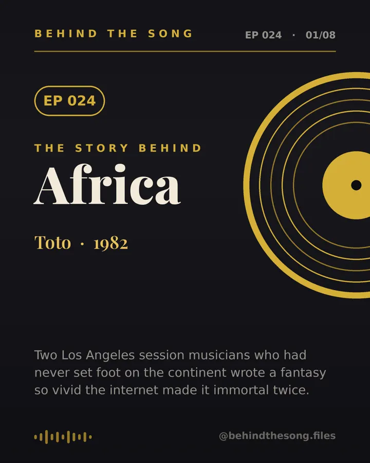 Africa by Toto - Behind The Song