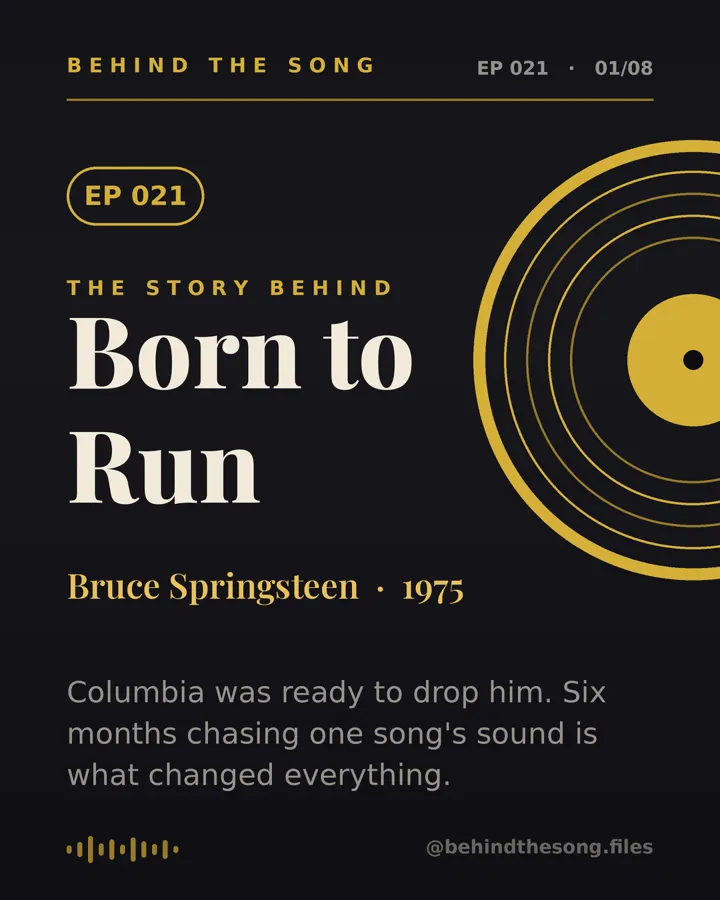 Born to Run by Bruce Springsteen - Behind The Song
