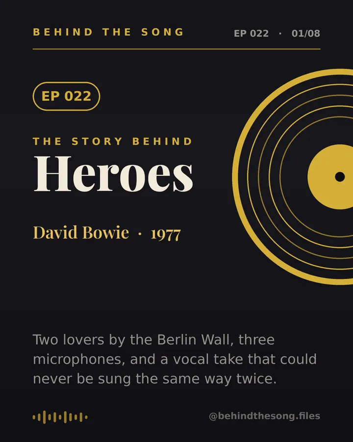 Heroes by David Bowie - Behind The Song