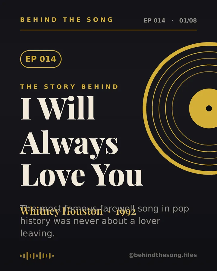 I Will Always Love You by Whitney Houston - Behind The Song