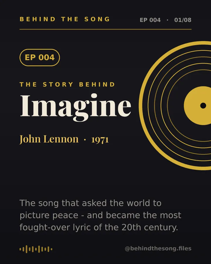 Imagine by John Lennon - Behind The Song