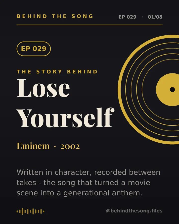 Lose Yourself by Eminem - Behind The Song