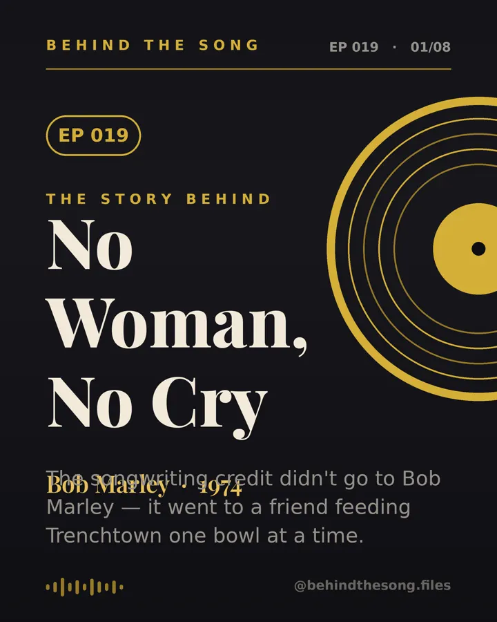 No Woman, No Cry by Bob Marley - Behind The Song