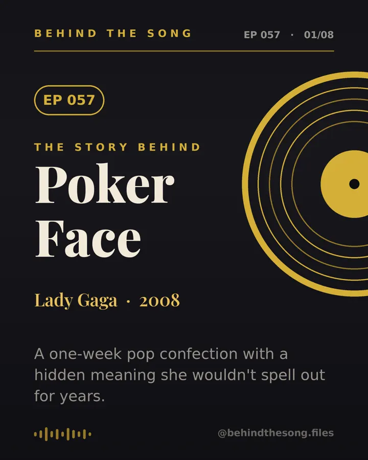 Poker Face by Lady Gaga - Behind The Song