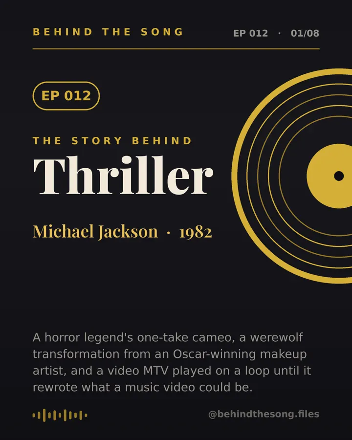 Thriller by Michael Jackson - Behind The Song