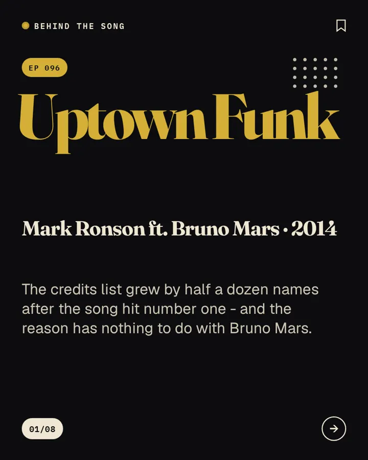 Uptown Funk by Mark Ronson ft. Bruno Mars - Behind The Song