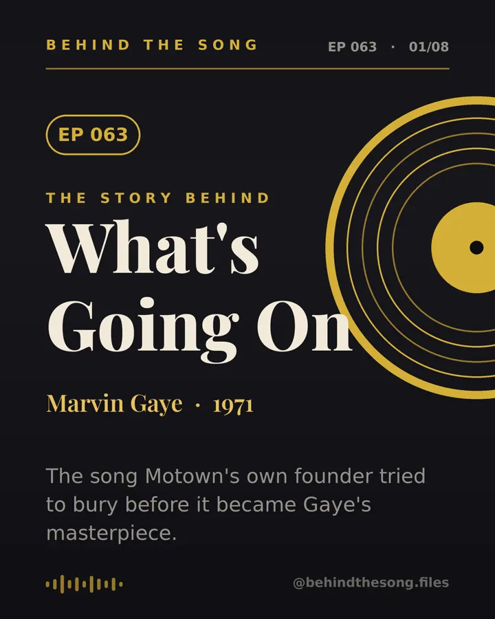 What's Going On by Marvin Gaye - Behind The Song